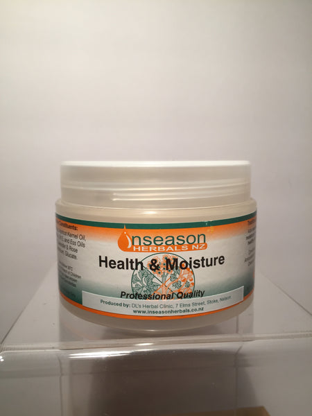 HEALTH & MOISTURE CREAM   IN SEASON HERBALS NZ